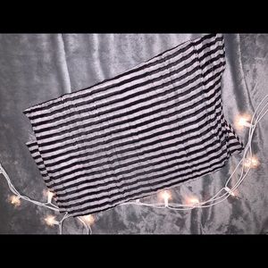 Pink and Black Scarf